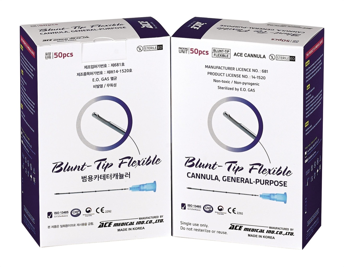 Ace Medical Blunt Tip Cannula (50pcs/Box) — alternate view